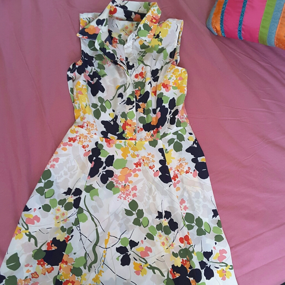 Banana Republic floral day dress